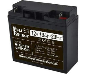 Full Energy FEP-1218 Акумулятор 12В 18 Аг для ДБЖ