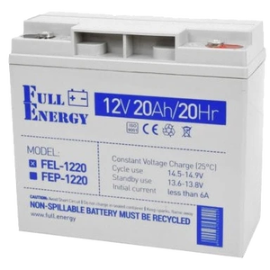 Full Energy FEL-1220 Аккумулятор гелевой 12В 20 А*ч